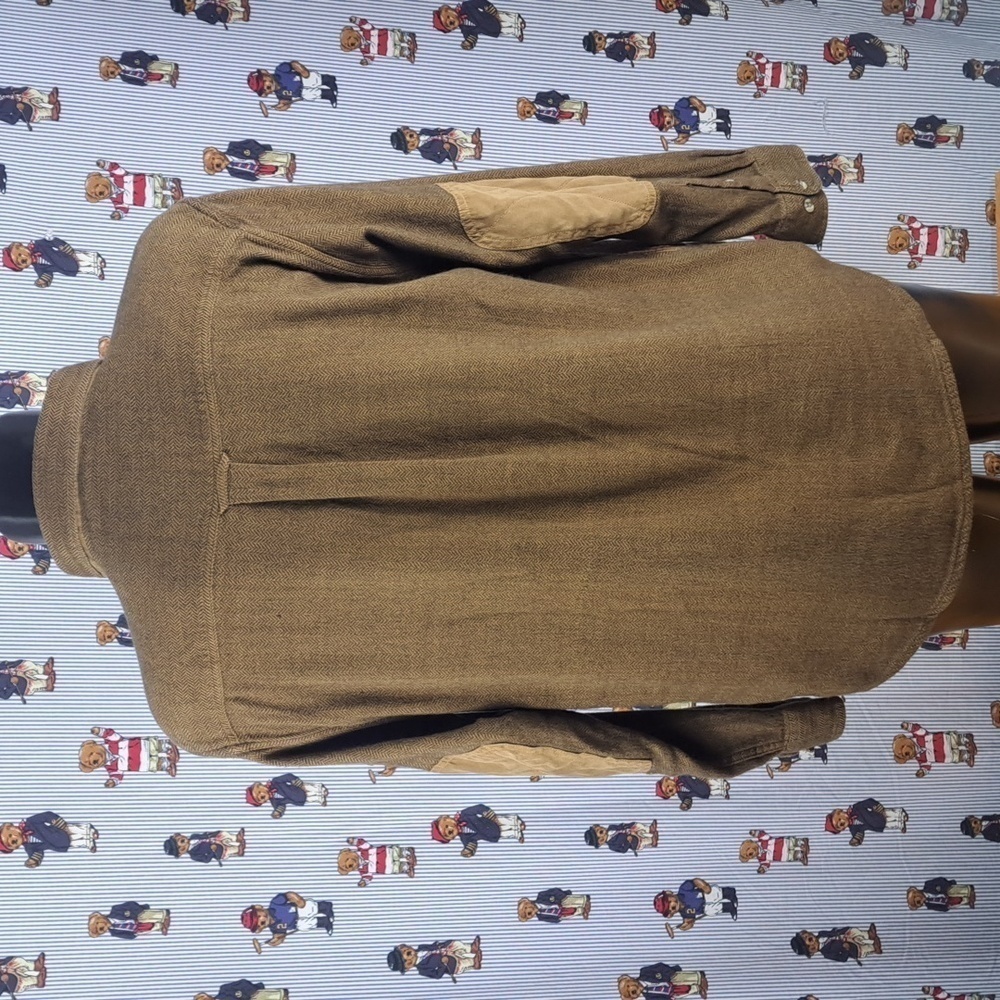 Redhead Patchwork Plaid Front Lined Brown & Orang… - image 5